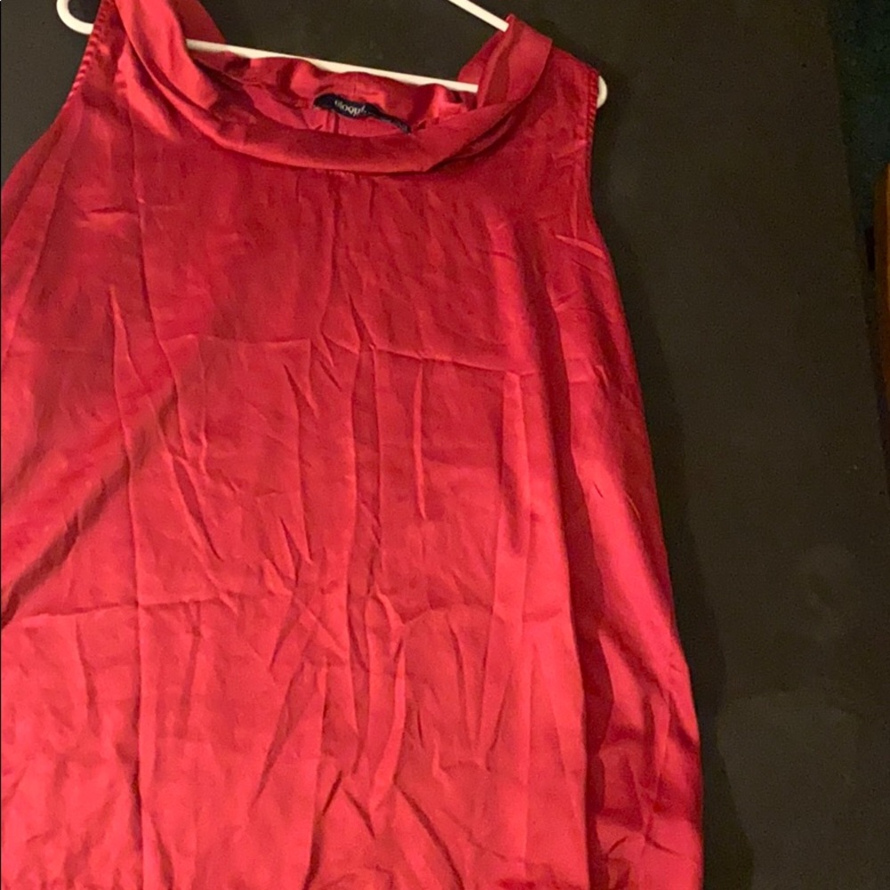Silk Red tank
